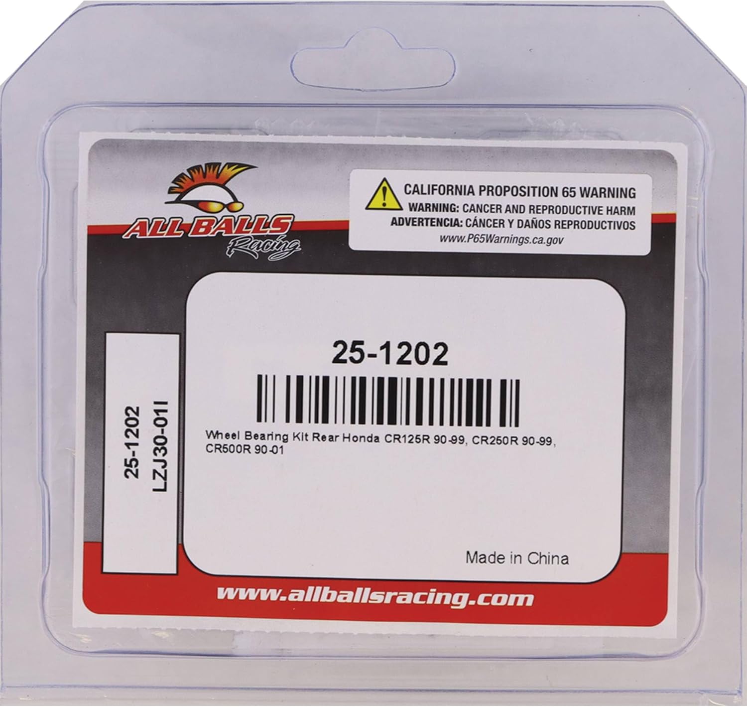 All Balls Racing 25-1202 Wheel Bearing Seal Kit Compatible with/Replacement for Honda