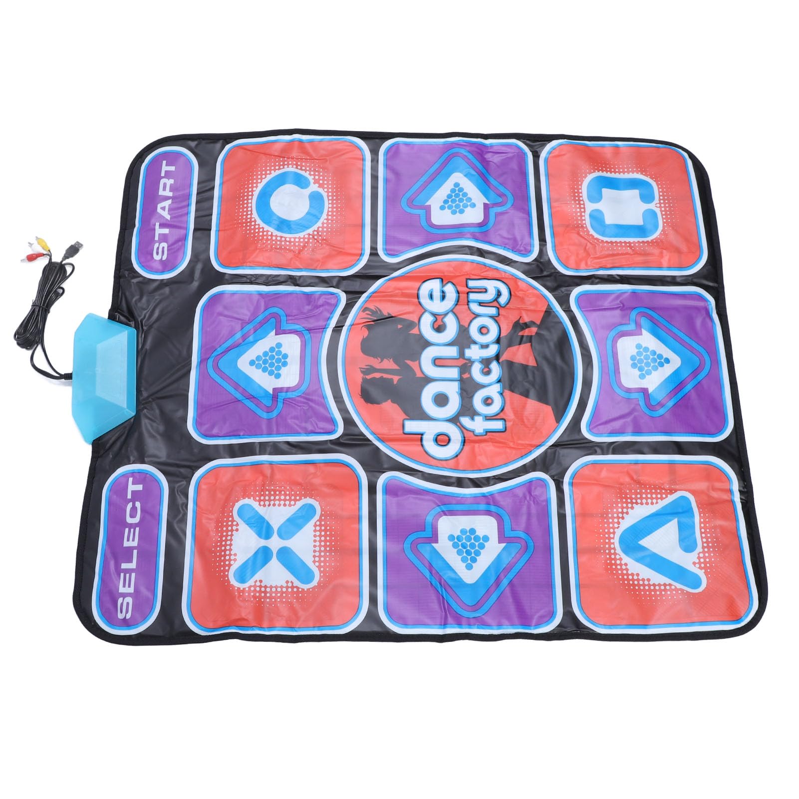 JTLB Kids Music Dance Pad Improve Coordination Anti Slip Interactive Electronic Dance Mat for TV PC