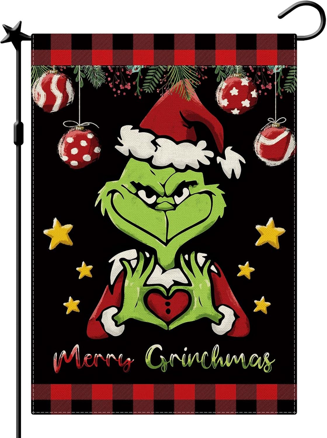 CMEGKE Merry Christmas Garden Flag, Cute Christmas Flag