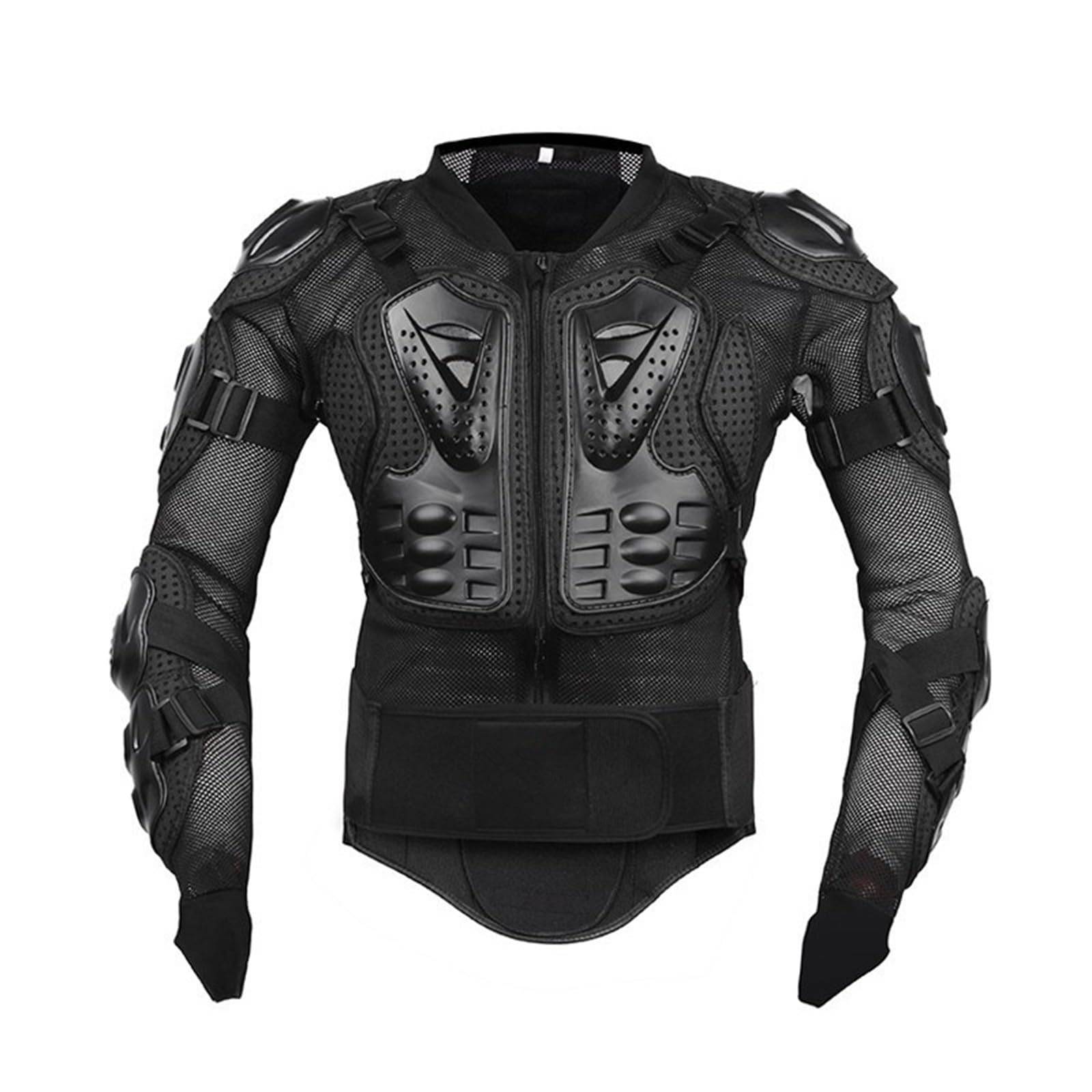 Motorcycle Protective Armor Motocross Body Jacket ATV Cycling Spine Protector Enduro Sports Armour Racing Clothing Protection Gear for Mountain MTB Dirt Bike Off-Road,Black-5XL