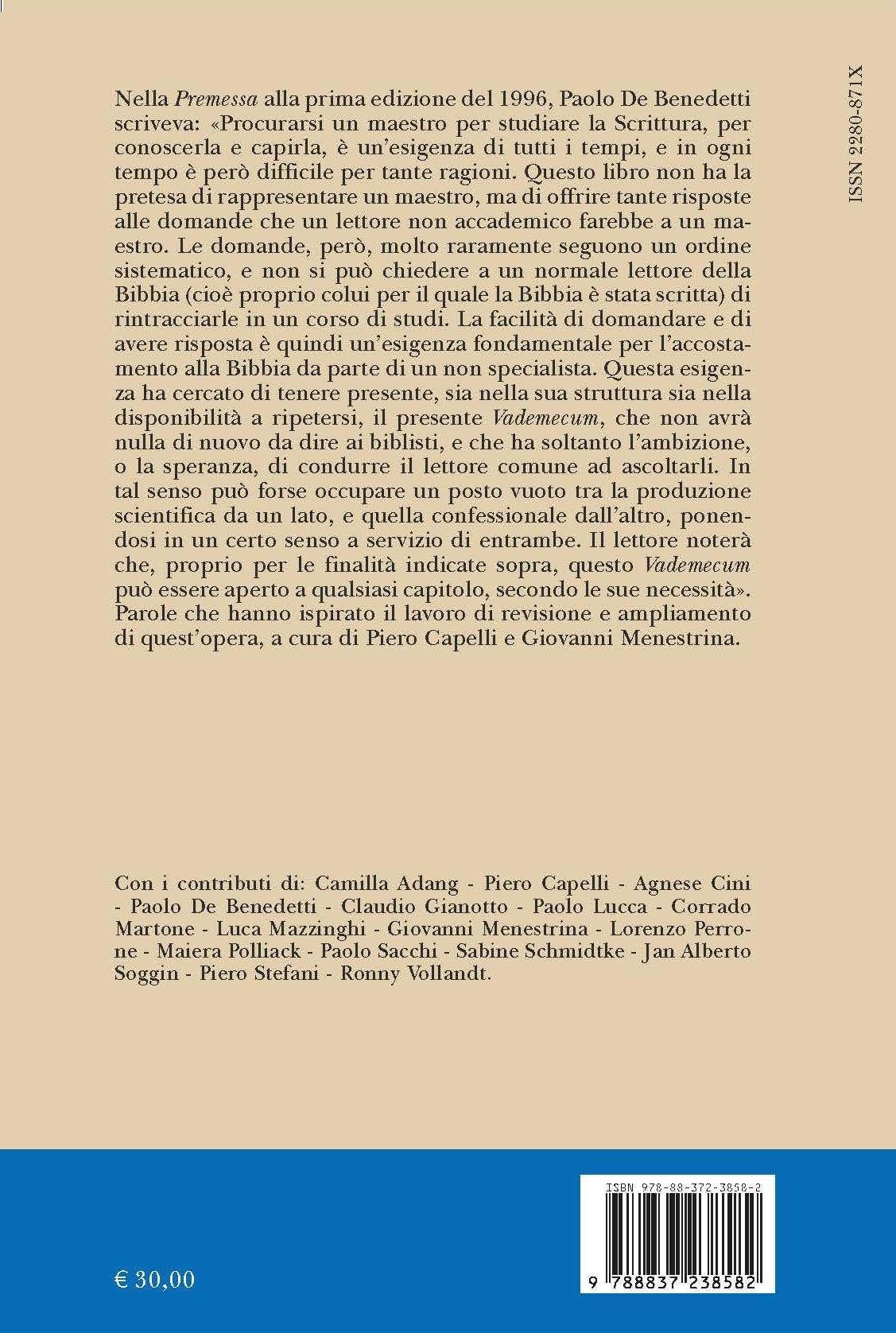 Vademecum per il lettore della Bibbia. Nuova ediz.