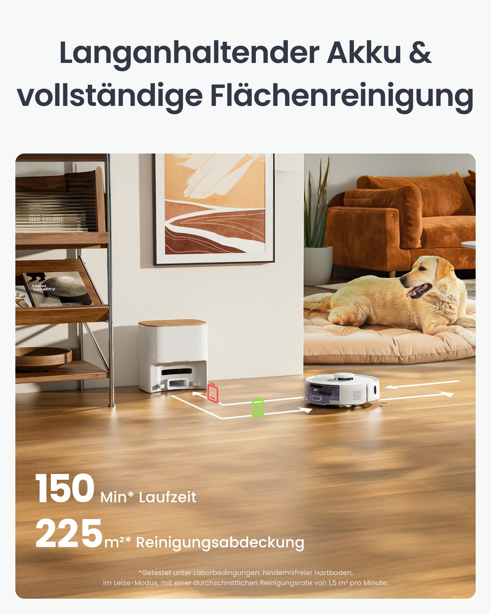 SwitchBot K11+ Saugerroboter mit Mopp, 6000Pa Saugkraft, 90 Tage Staubauffang, Selbstentleerung, LDS Smarte Kartierung, schlankes 3,6" Design, kompatibel mit Apple Home, Alexa, Google Home und Matter