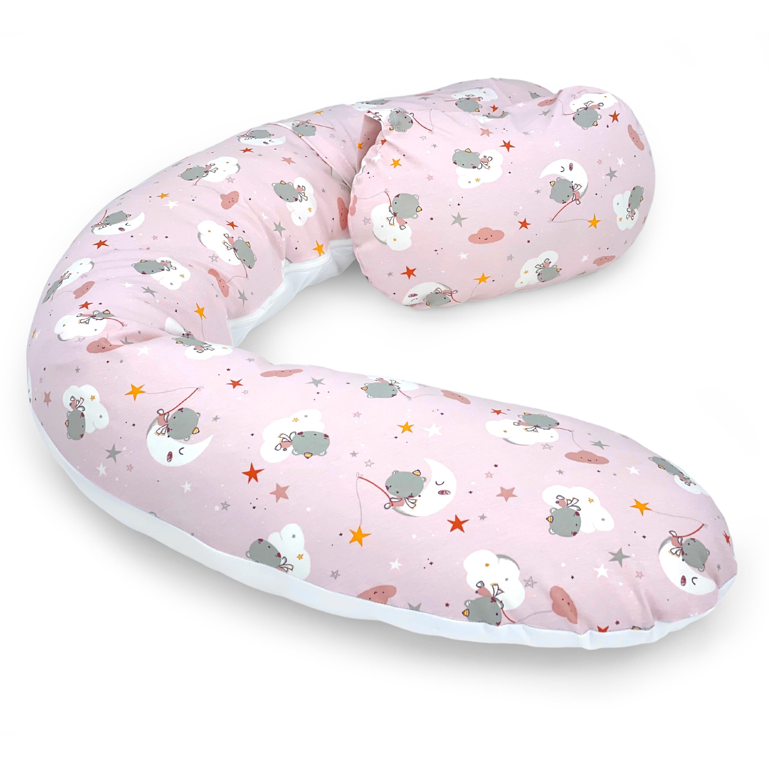 Nunubee Cuscino Ortopedico In Memory Foam Per Glutei A Forma Di U, Morbido E Antiscivolo Per Sedia Auto E Ufficio, Rosa - 3