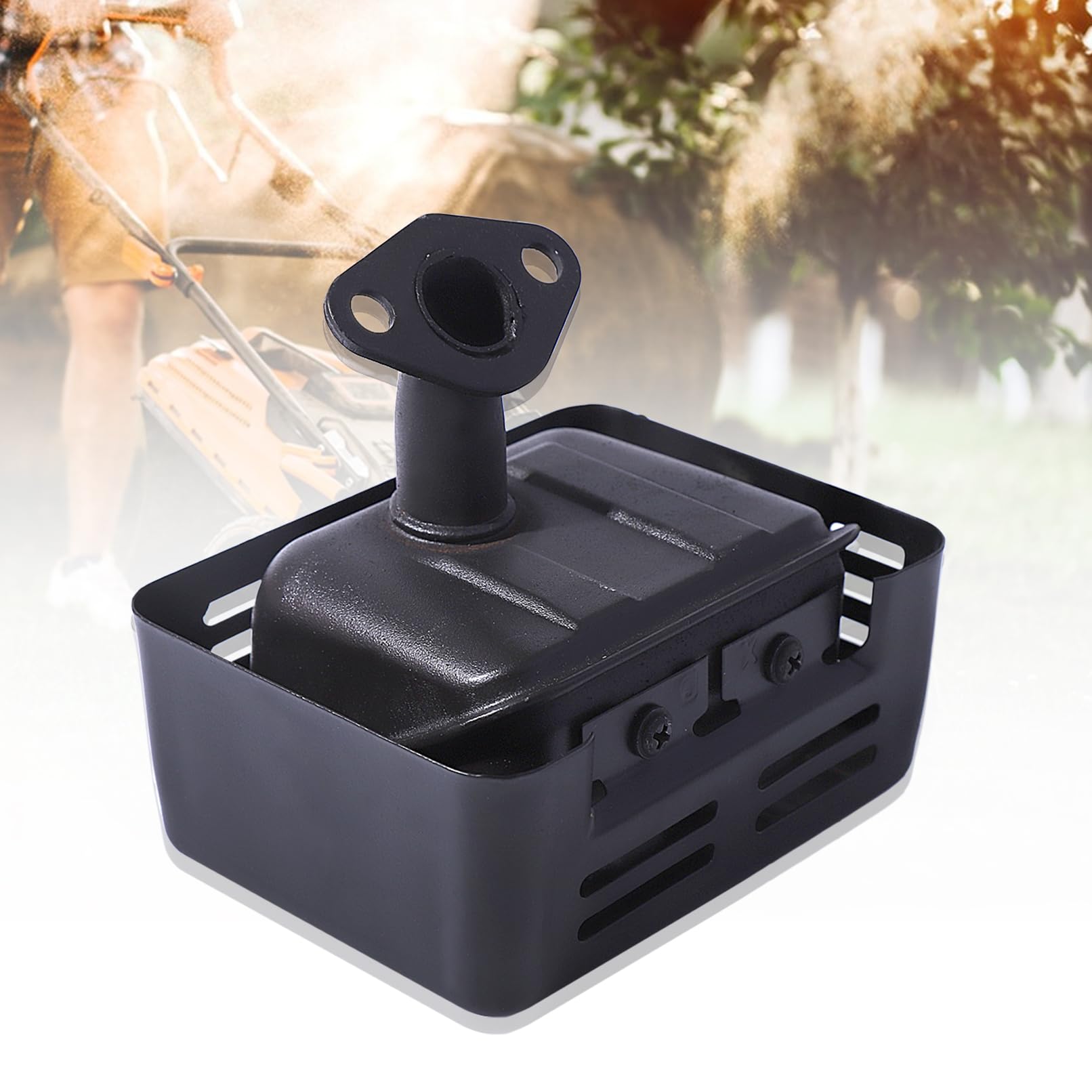 Silenziatore di scarico per Honda GX120 GX160 GX200 168F 4HP 5.5 HP 6.5HP Motore, Silenziatore con candela di avviamento tappo candela spaccata filtro aria