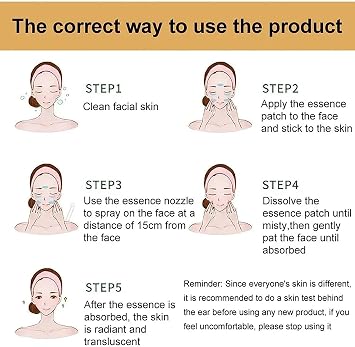 Spiral Peptide Deer Bone Collagen Essence Kit,Japanese Collagen Serum,Conopeptide Nano Instant Filling Essence Set,Essence Firming Anti-Aging (2Set)