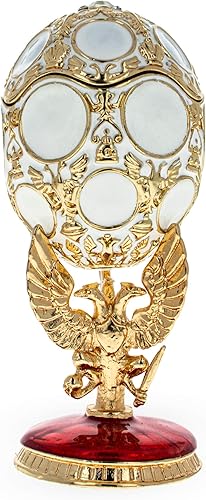 BestPysanky 1913 Romanov Tercentenario Royal Huevo de Pascua 3,6 pulgadas