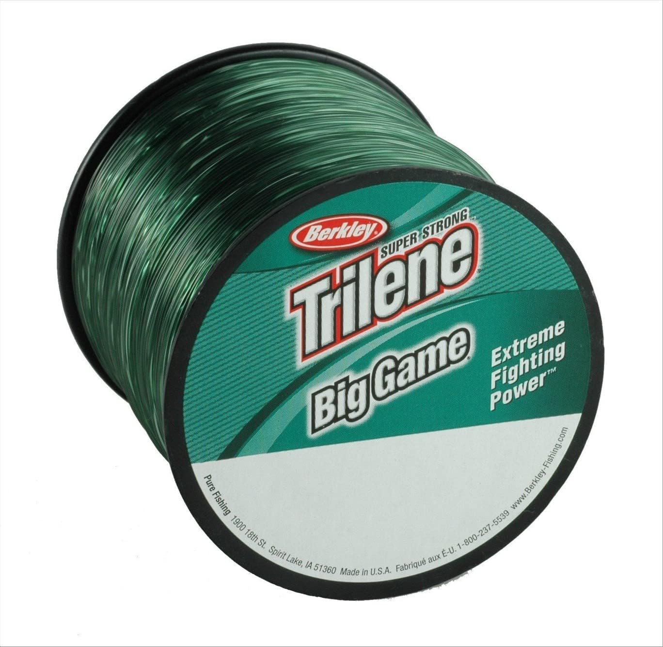 Berkley Trilene® Big Game™, Green, 15lb | 6.8kg, 900yd | 822m Monofilament Fishing Line, Suitable for Saltwater and Freshwater Environments