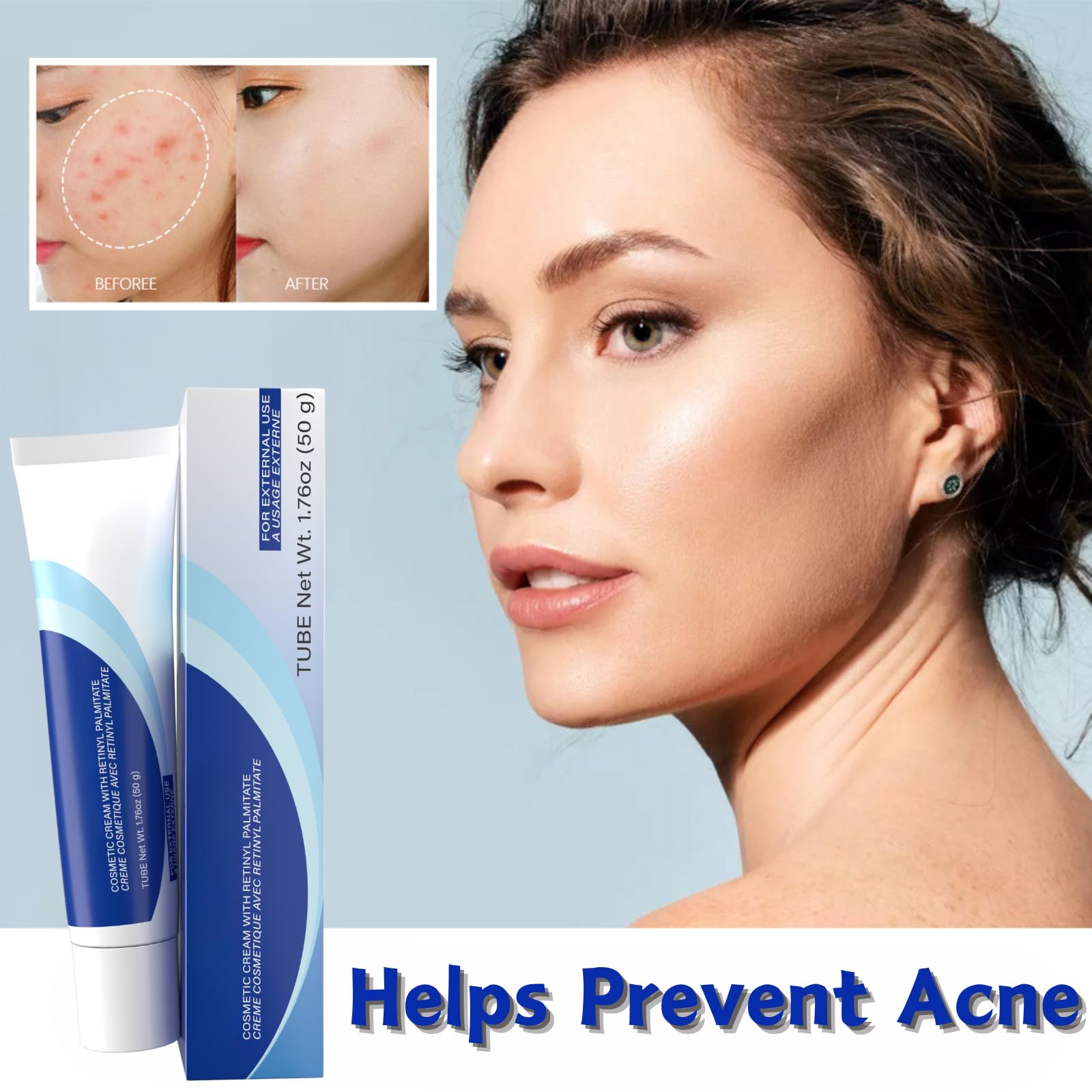 Vitamin A Retinol Cream, Retinol Night Cream for Face Hydrating Retinol Night Cream for Women Smooths Fine Lines - Image 4
