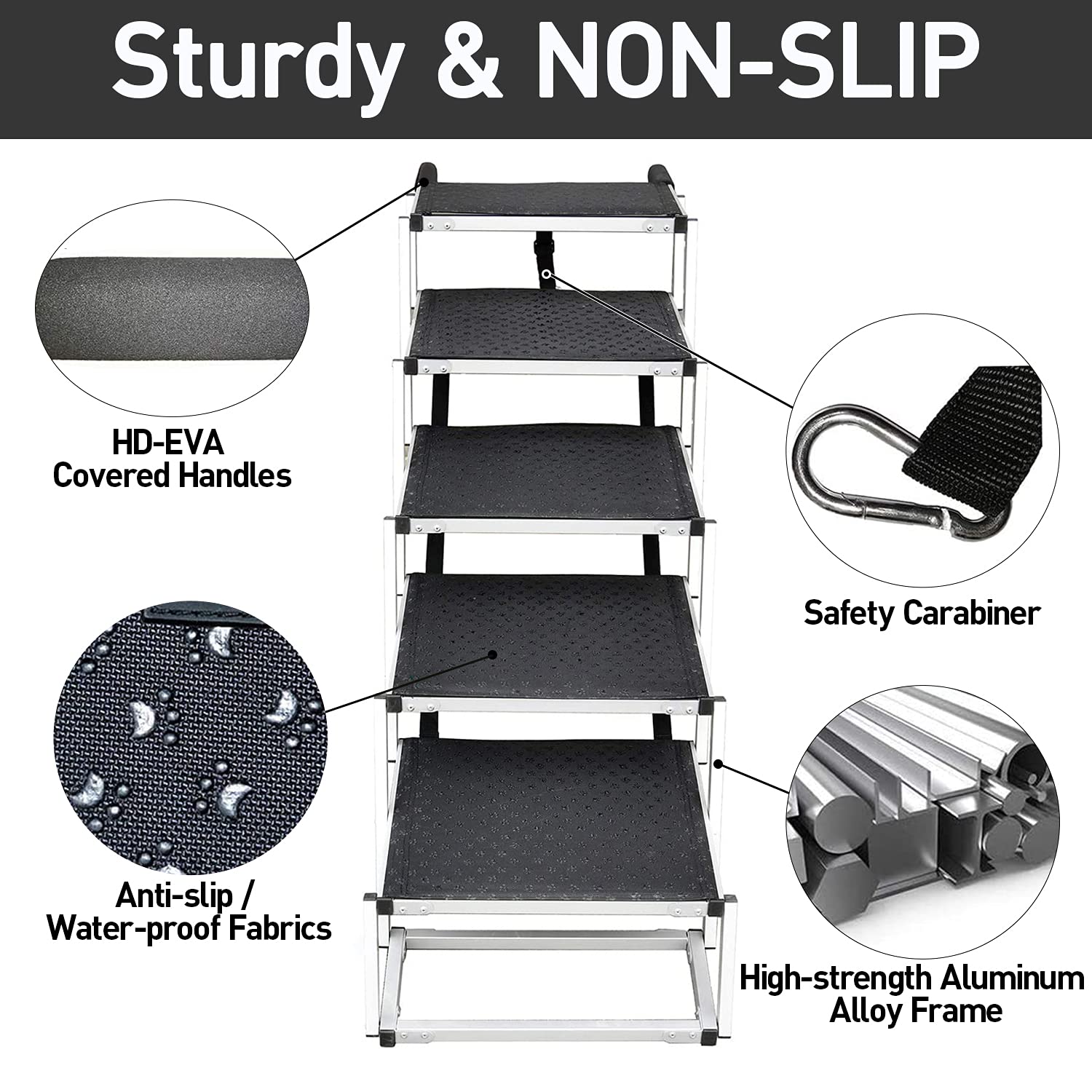 高さ調節 犬用安全スロープ 滑り止め ステップ 折り畳み 踏み台 犬用安全スロープ 滑り止め 踏み台 折り畳み ステップ 高さ調節 踏み台