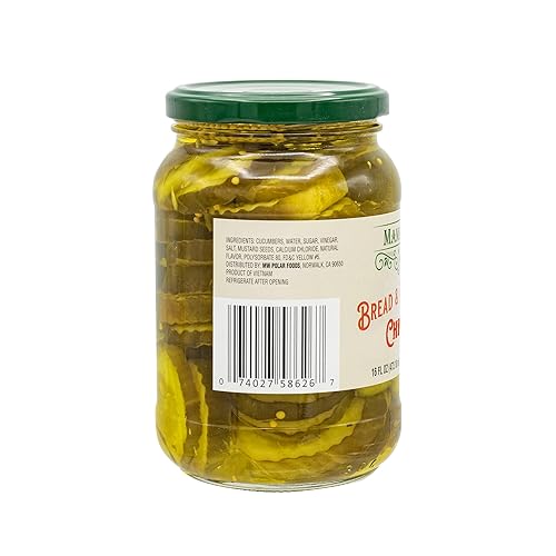 Miniatura 5 de Mama Fresca Pan and Butter Dill Chips - Tarro de 16 onzas líquidas (paquete de 6)