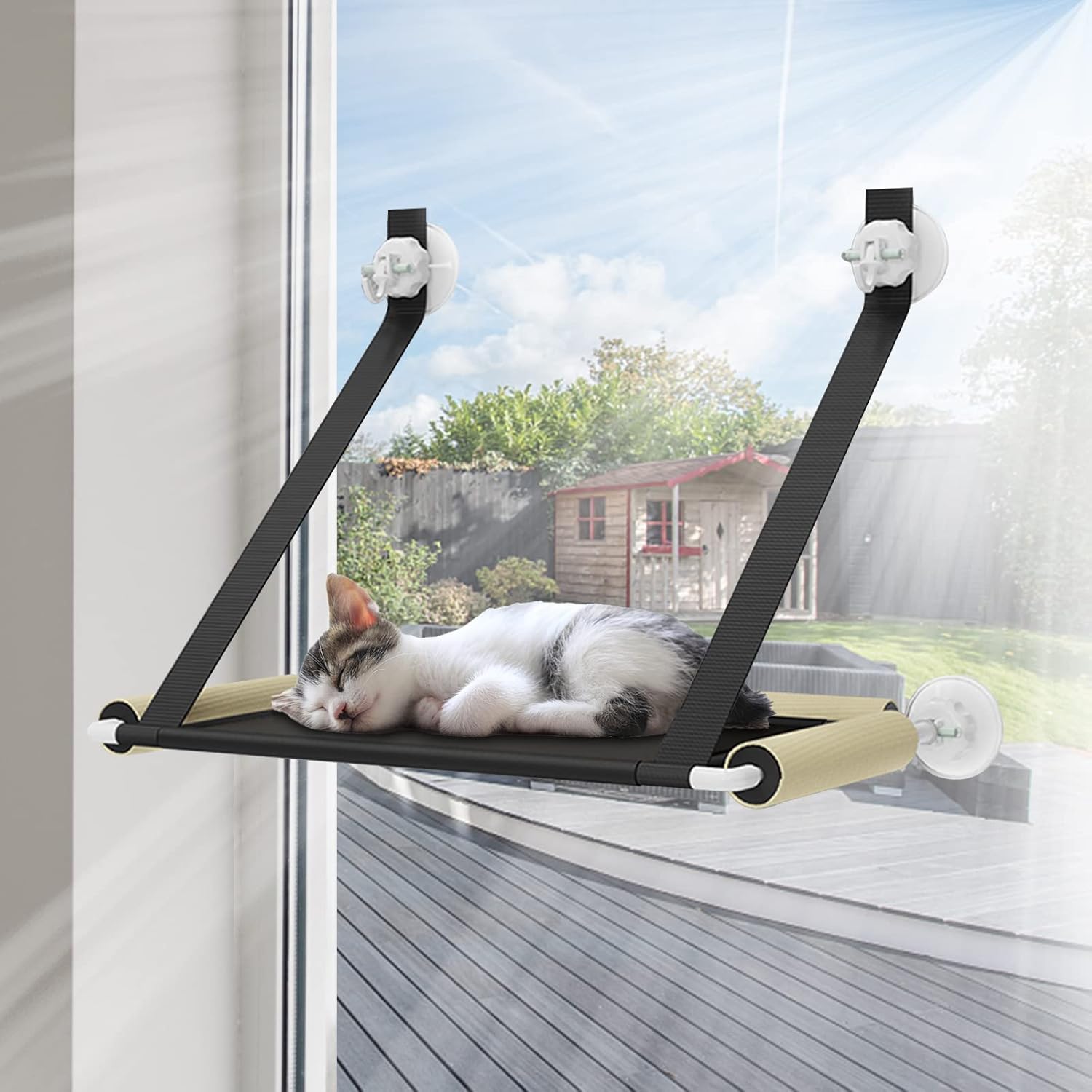 Cat Bed Window, Cat Window Hammock Window Perch, Safety