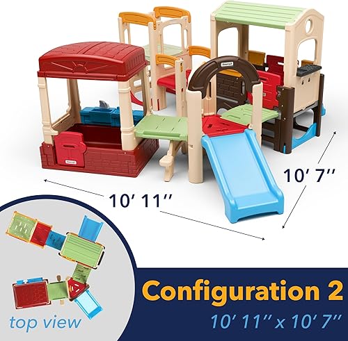 Simplay3 Explorer Kids Modular Playhouse Climber Set - Huge Kids ...