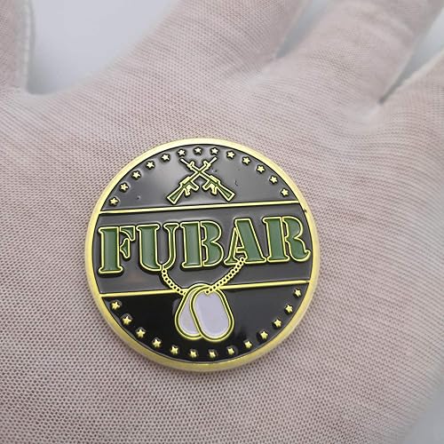 Miniatura 9 de Toma de decisiones Moneda Flipping Coin FUBAR Snafu Challenge (Plata)