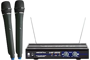 vocopro UHF-3200 UHF-Dual Channel Wireless Microphone System