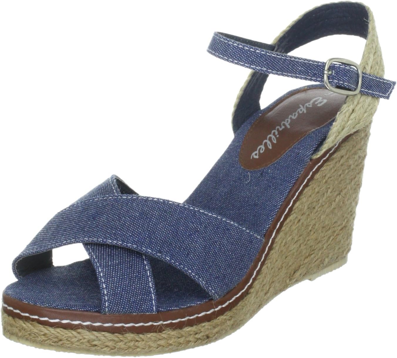 Lazutom - Sandalias De Cuña Con Plataforma De Malla
