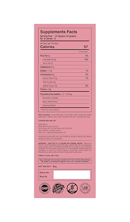 Ignite Strawberry Chocolate Squares White Choco with Strawberry Flavor Gourmet Fruit & Chocolate Fusion - Pack of 1