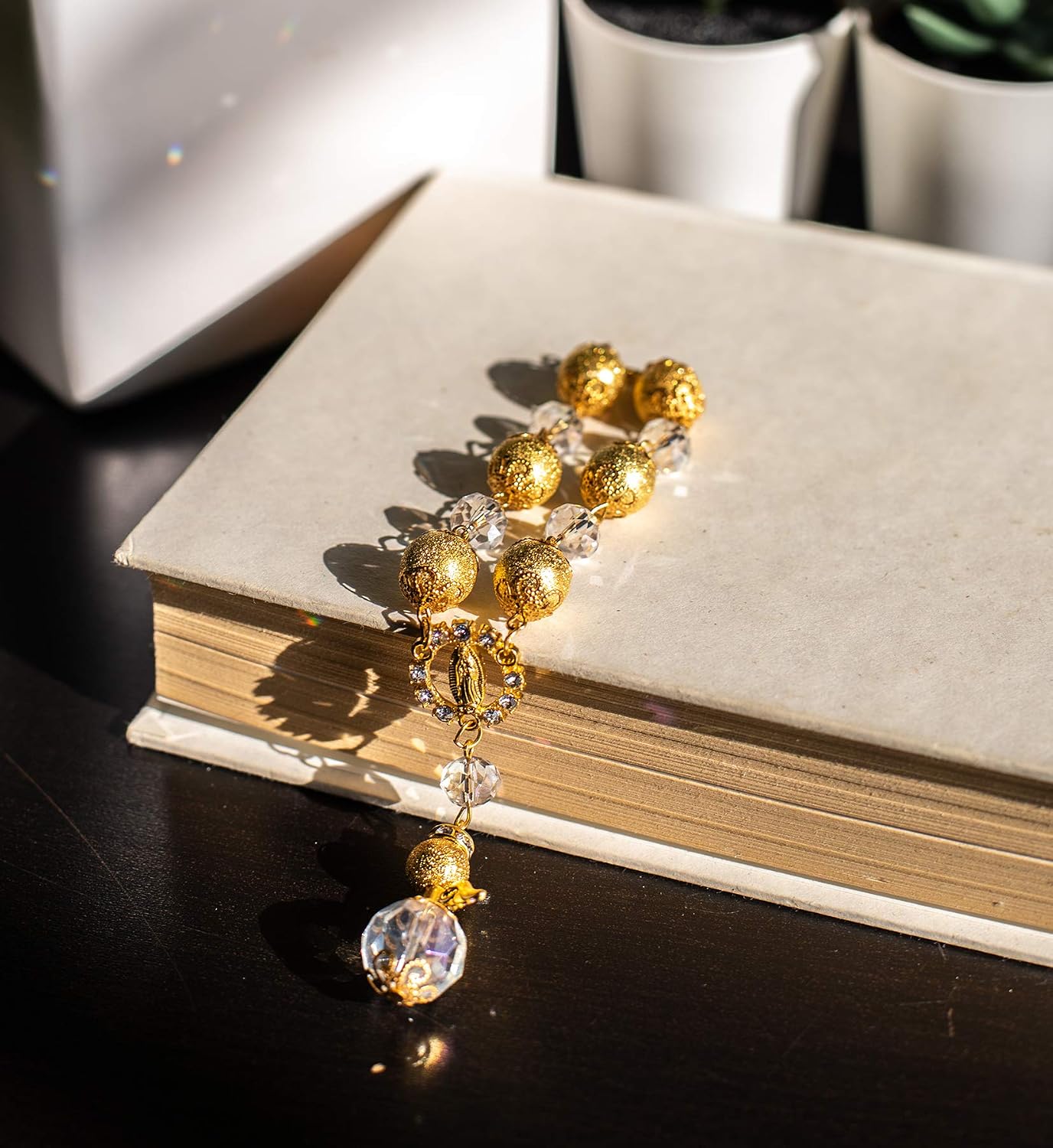 12 Baptism White Angel Favors Bracelet Party Favors Bautizo Recuerdos Angel Bracelet Gold