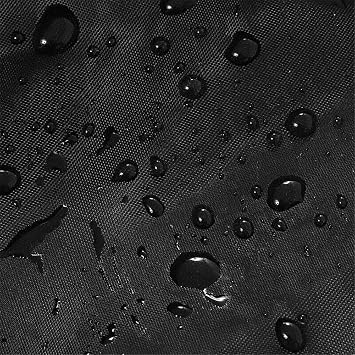 Uposao IBC Water Tank Cover Waterproof Dustproof UV Protection Cover 420D Oxford Cloth Lid Filter Water Tank Shield with Zipper for 1000L IBC Container, 120X100X116cm