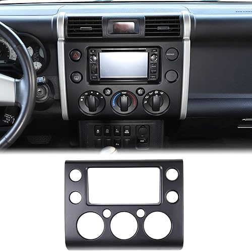 Aunginsy Cubierta para panel de navegación de consola central, compatible con Toyot FJ Cruiser 2007-2021, consola central, navegación multimedia,