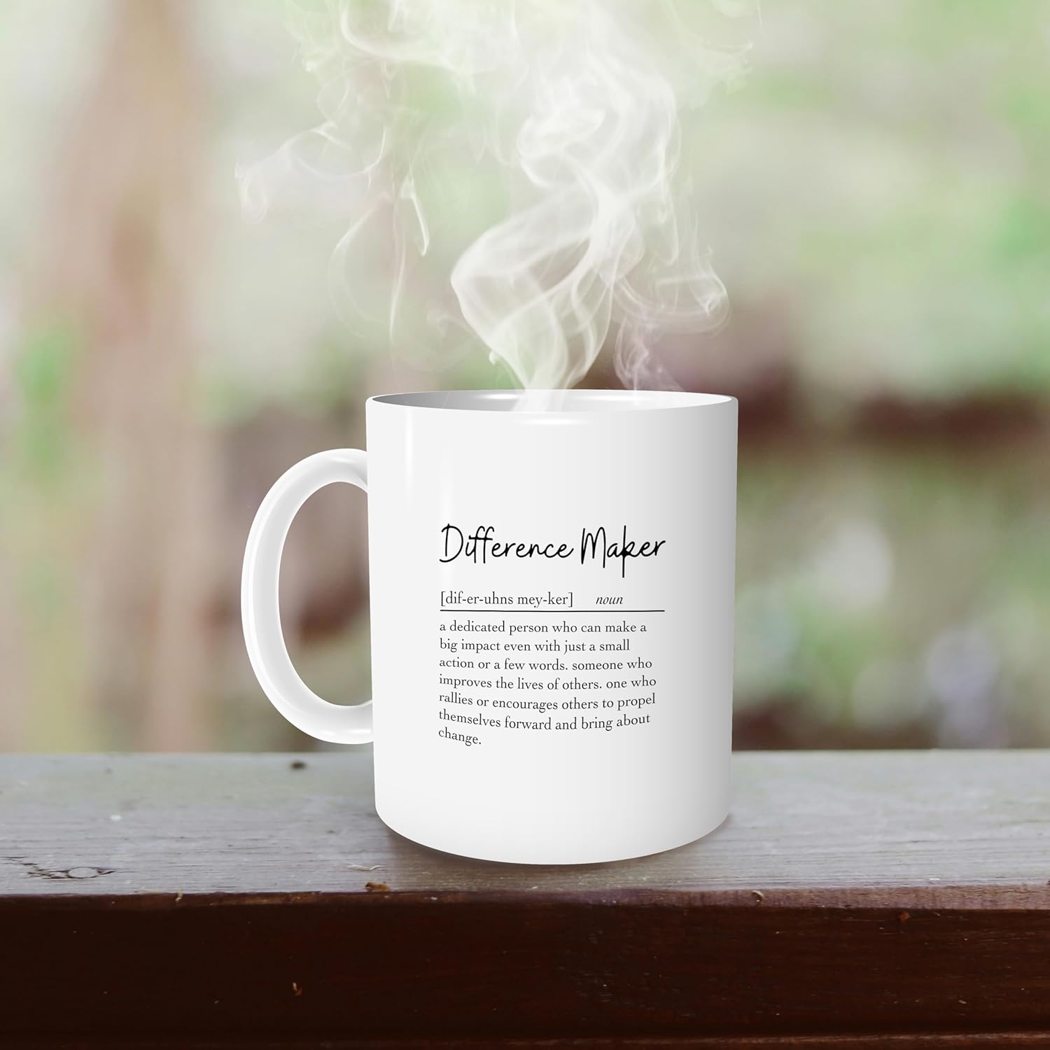 Difference Maker Coffee Mug Ceramic 11oz - Mentor Boss Coworker Teacher Appreciation Gifts, Thank You Gifts for Women, Different Maker Definition Coffee Cup - Image 2