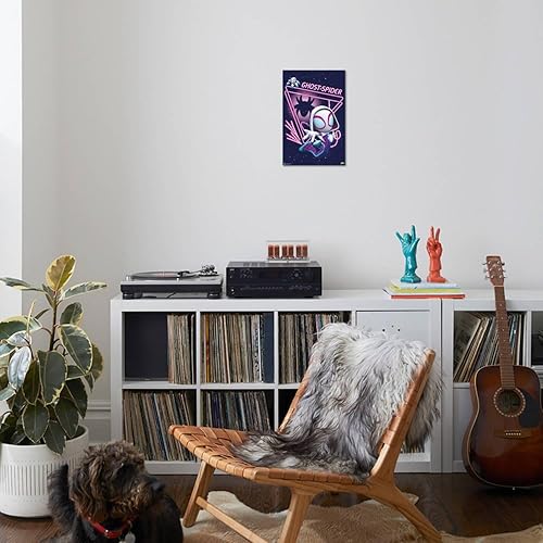 Vista 38 de Trends International Marvel Spidey And His Amazing Friends - Ghost Spider Wall Poster, 34L x 22.4W, Black Framed Version