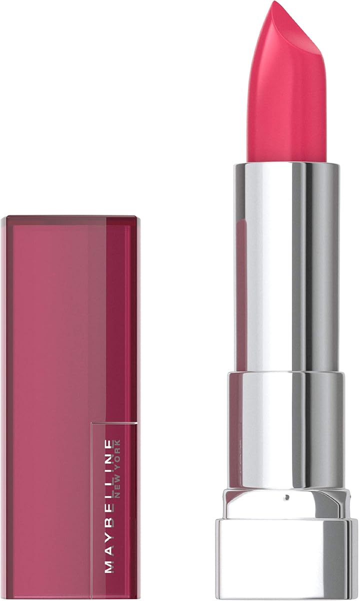Color Sensacional Lápiz Labial, Maquillaje de Labios, Acabado Crema, Lápiz Labial Hidratante, Rosa y Adecuado, Rosa Coral, 1 Cuenta