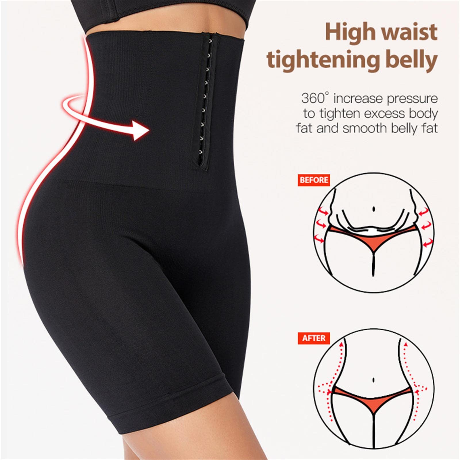 Guaina Modellante Donna Donne Stirt Tummy Control con Gancio Cancelle High Wepewear