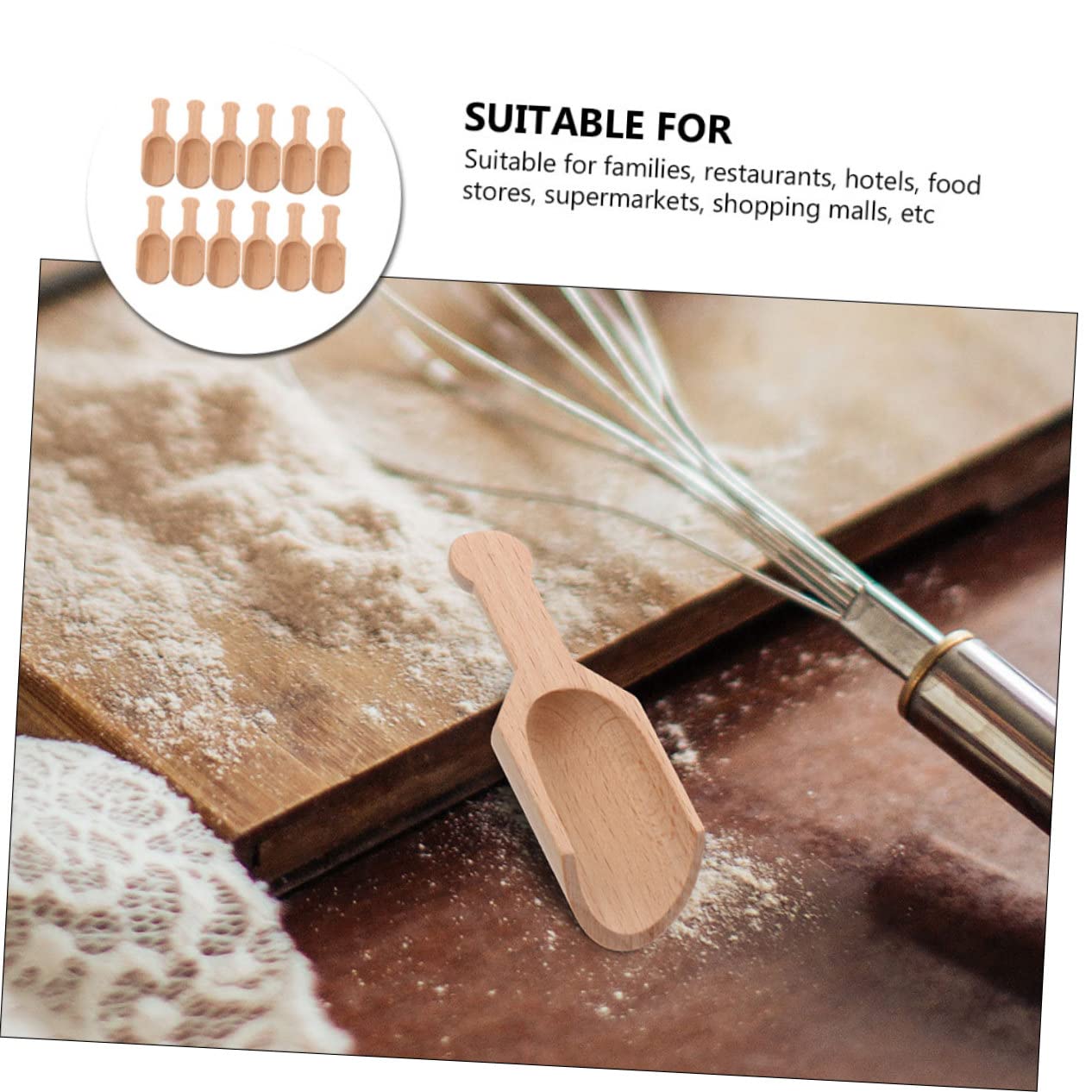 Alipis 60pièces Cuillères Multifonctionnelles Pour Cuisine Cuillères à Sel Et Accessoires Pour Assaisonnement Et Dégustation