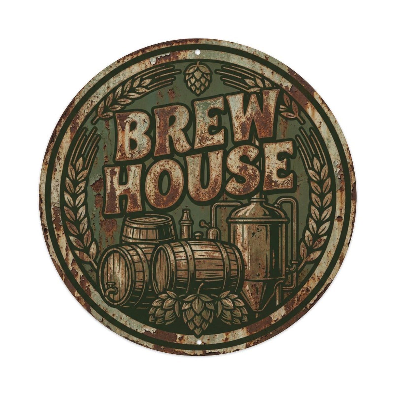 Fyrn Style Metal Tin Sign Vintage Beer Tavern Brew House Retro Bar For Pub