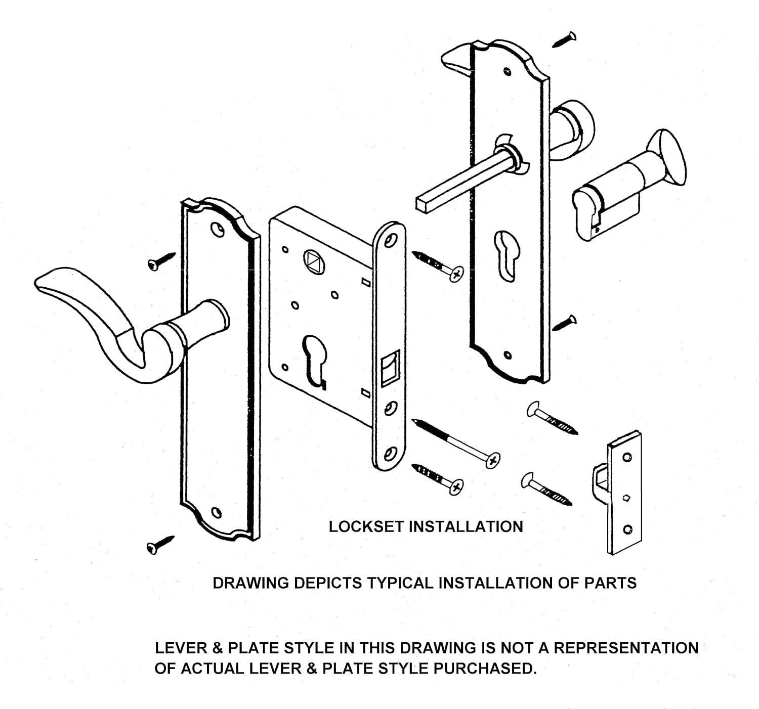 FPL Ambassador Patio Sliding Door Lock - Polished Brass (US3), Right Hand