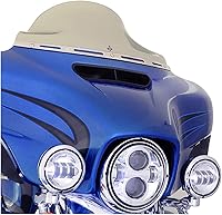 Vista 16 de Klock Werks Faro para 2014-2023 FLH (6.5" Negro)