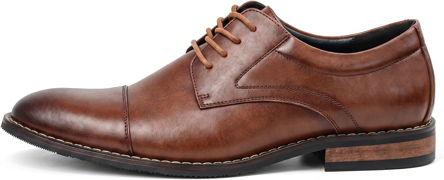 Men’s Oxford Dress Shoes Comfortable Formal Business Office Work Wedding Shoes Black Brown