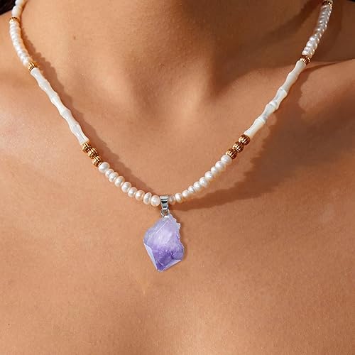 Miniatura 7 de KitBeads 30 dijes de piedra de amatista natural de piedra de piedra curativa de amatista para collares, aretes, joyería