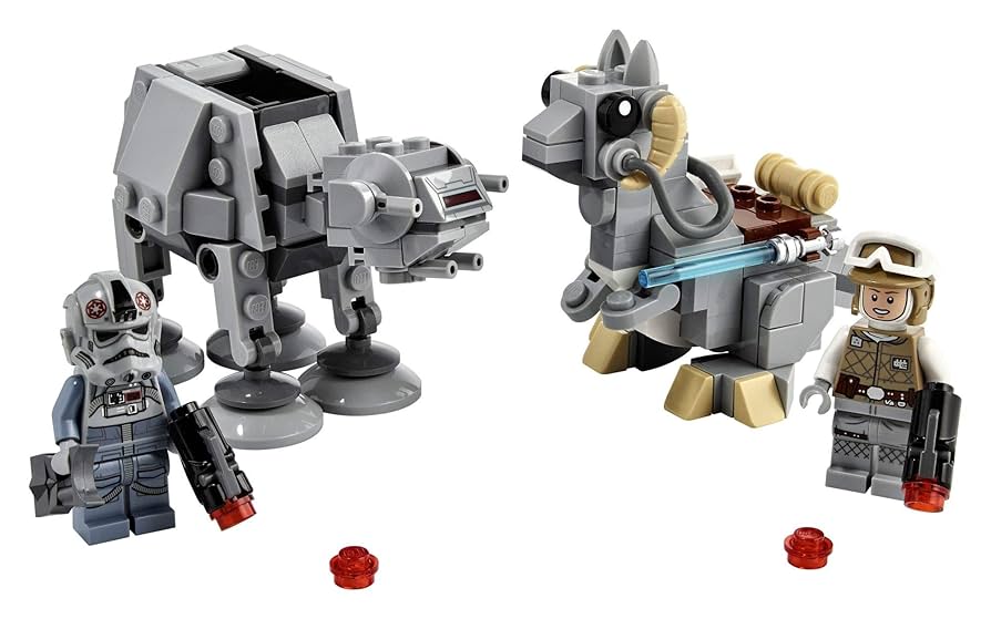 Amazon.com: LEGO Star Wars at-at vs. Tauntaun Microfighters