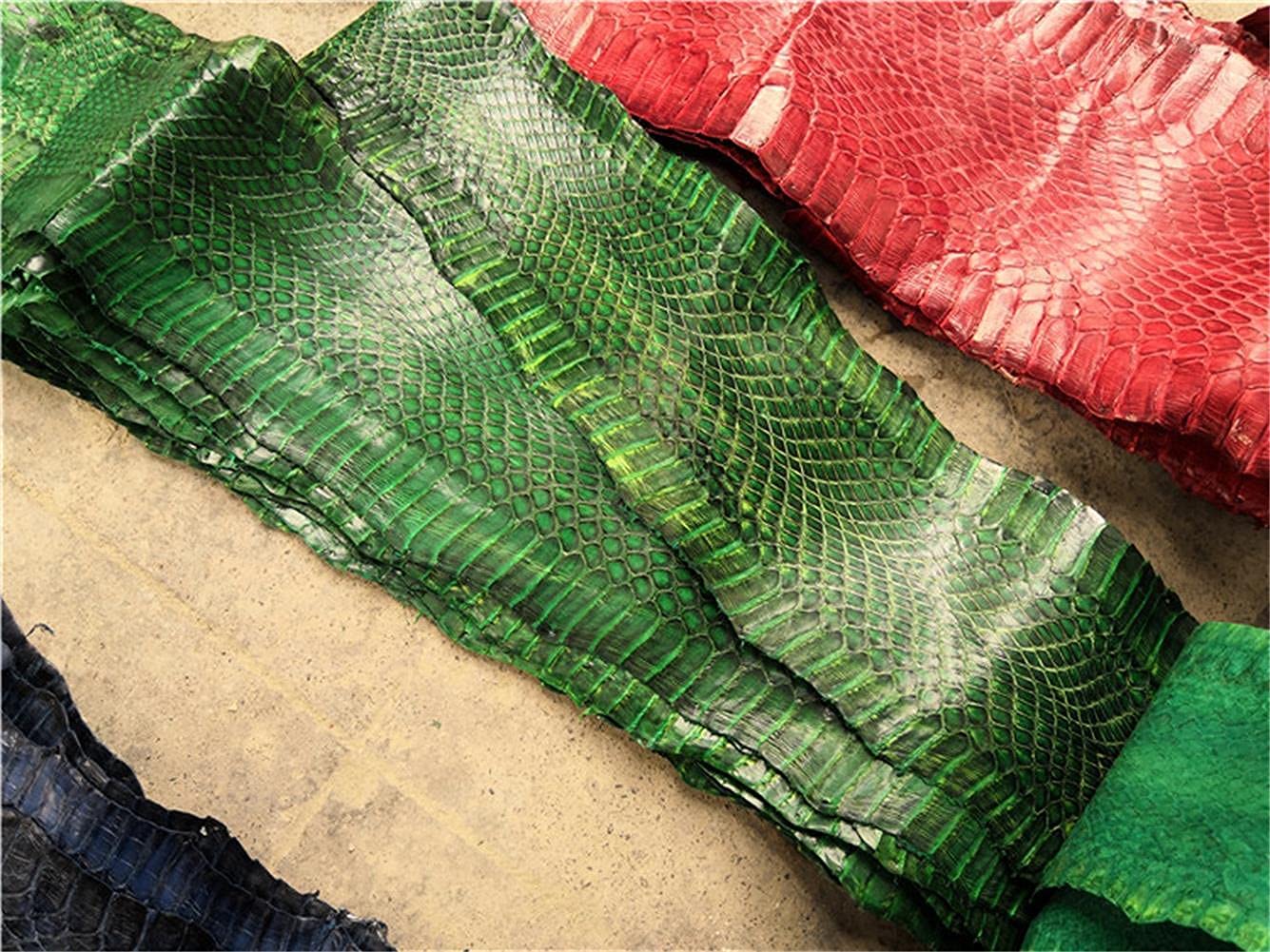 Amazon.com: Snake Skin Snakeskin Pieces Assorted Colors Hide  display picture 1
