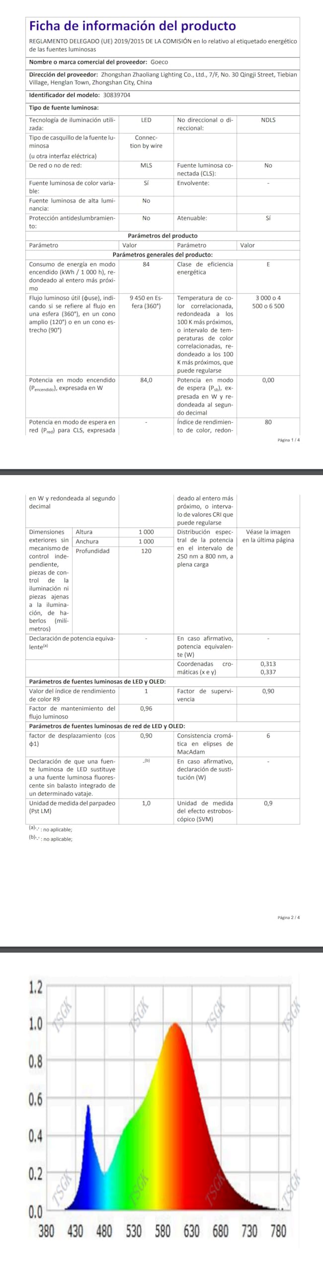 Goeco Lamparas de Techo LED Regulable, 84W Ø 96 CM Plafon LED Techo Forma de Floral con Mando a Distancia 3000K-6500K 14 Pétalos Lámpara de Araña Para Salon Dormitorio, Blanco