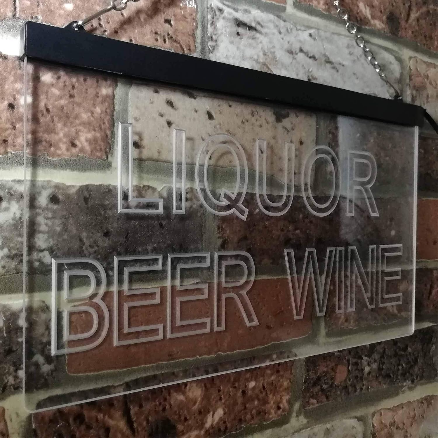 ADVPRO Liquor Beer Wine Bar Man Cave Dual Color LED Neon Sign Red & Yellow 12 x 8 Inches st6s32-i0914-ry