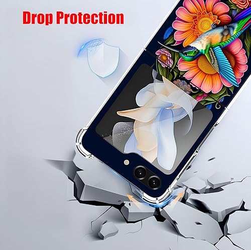 Miniatura 97 de Funda para Galaxy Z Flip 5, bonita funda protectora contra caídas de gato blanco y naranja, a prueba de golpes, carcasa protectora de cuerpo Lindo