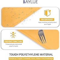 Vista 6 de Sobres pequeños de papel kraft de burbujas de 5 x 10 pulgadas #00 Sobres acolchados autosellables Sobres acolchados de burbujas