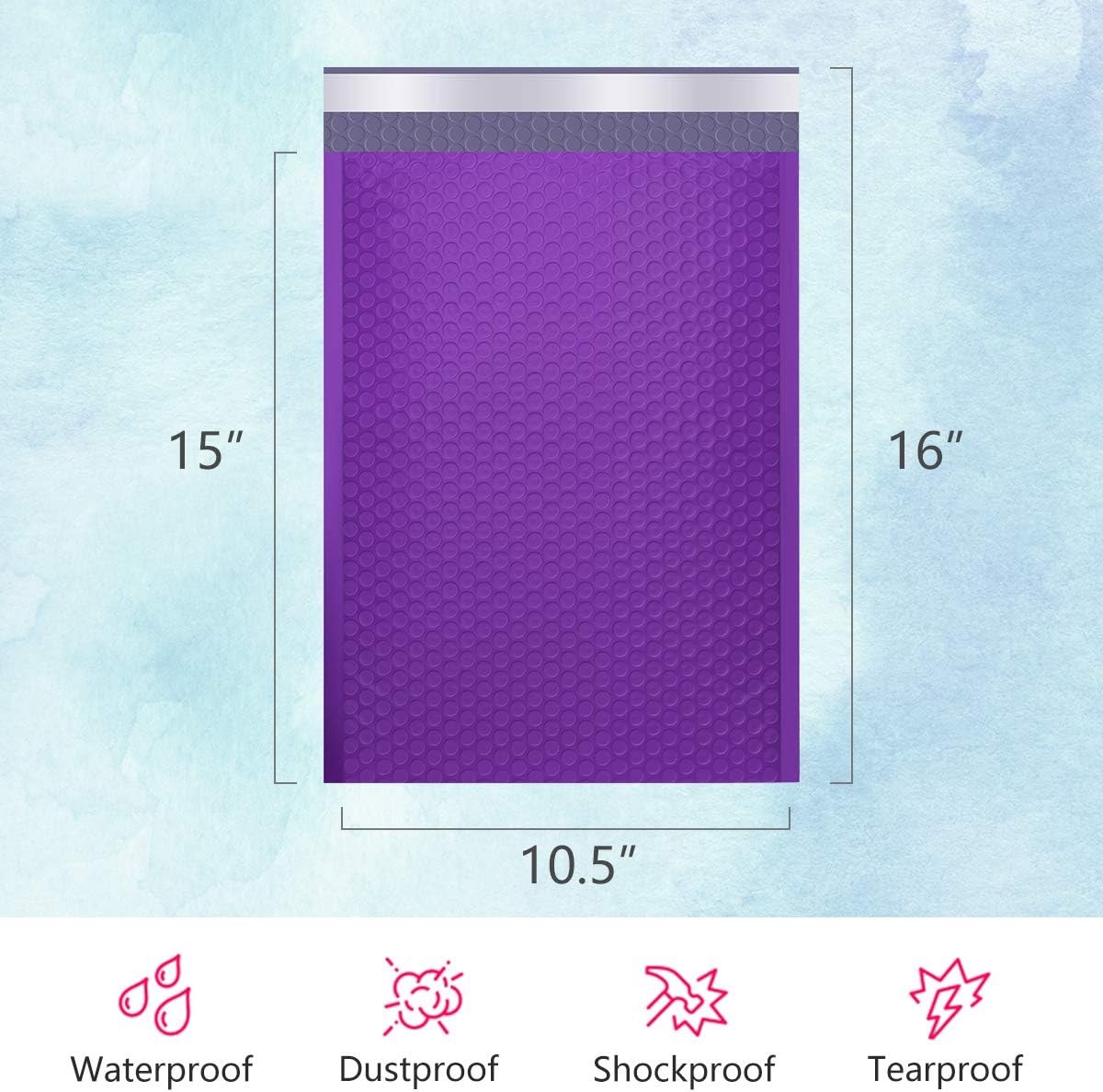80% оƒƒ Dіѕсоunt UCGOU Bubble Mailers 10.5x16 Inch Purple 25 Pack Poly Padded Envelopes Large #5 Mailing Packages Opaque Packaging Postal Self Seal Adhesive Waterproof Boutique Shipping Bags for Clothes