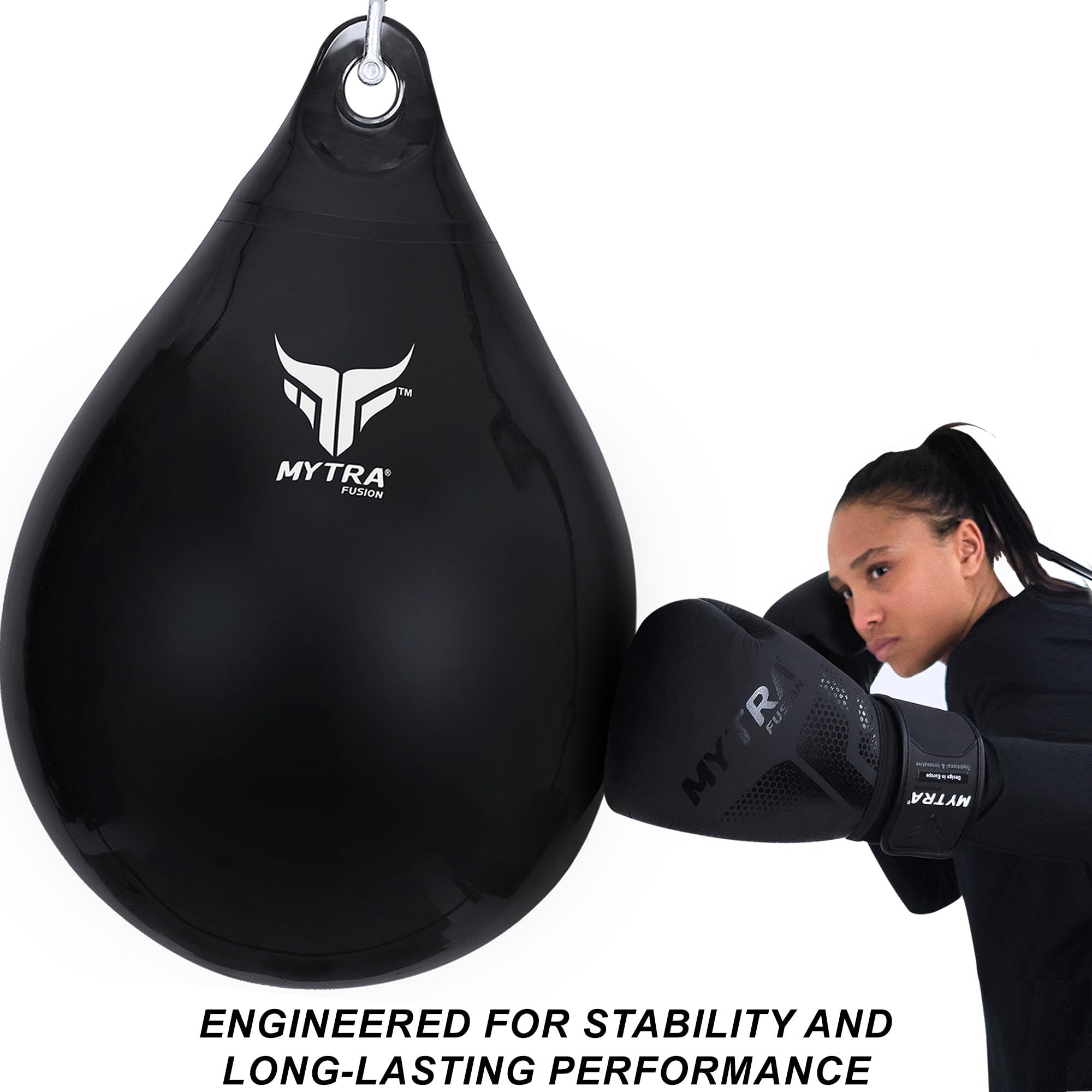 Mytra Fusion Worek Treningowy 18" Łzowy Worek Bokserski Wodny Ciężki Worek do Boksu, MMA i Fitness