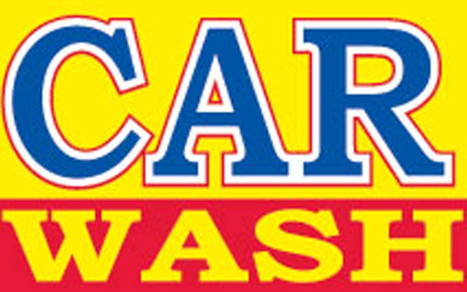 Car Wash 3' x 5' Polyester Flag