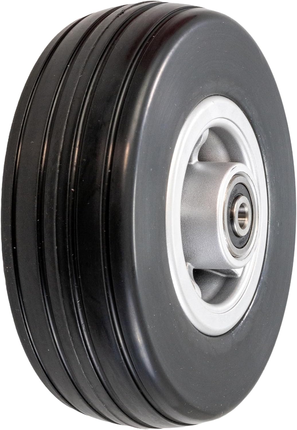 6"x2" Low Impact Caster Wheel Assembly with Black Tire for Jazzy 600 ES Power Chair - Replacement Front or Rear Wheels or Casters, Only for Jazzy 600 ES Mobility Power Chairs (WHLASMB2131)