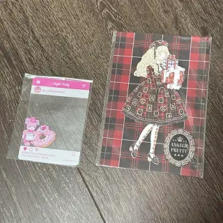 angelic pretty クリアカード ポストカード