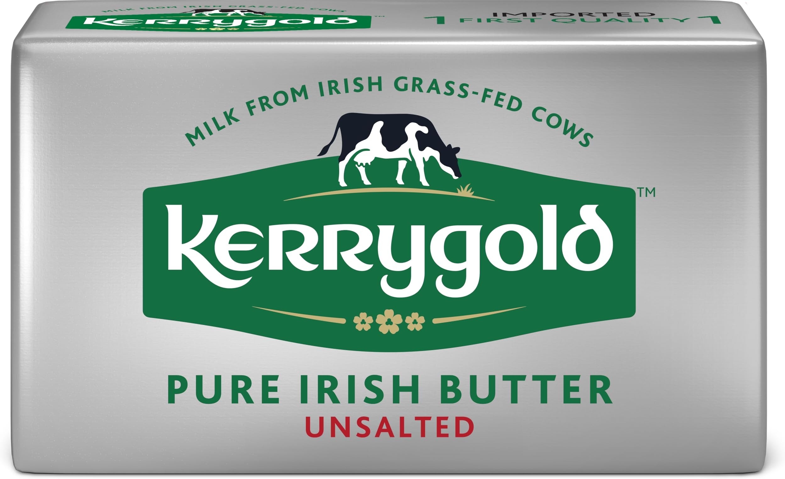 Pure Irish Butter, Unsalted, 8 oz