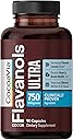 CocoaVia Ultra 750mg Cocoa Flavanols – Heart & Brain Support, Memory & Blood Circulation Booster, High Flavanol Cocoa for Nitric Oxide, Energy & Oxygen Boost, Vegan, Gluten-Free, 30-Day Supply