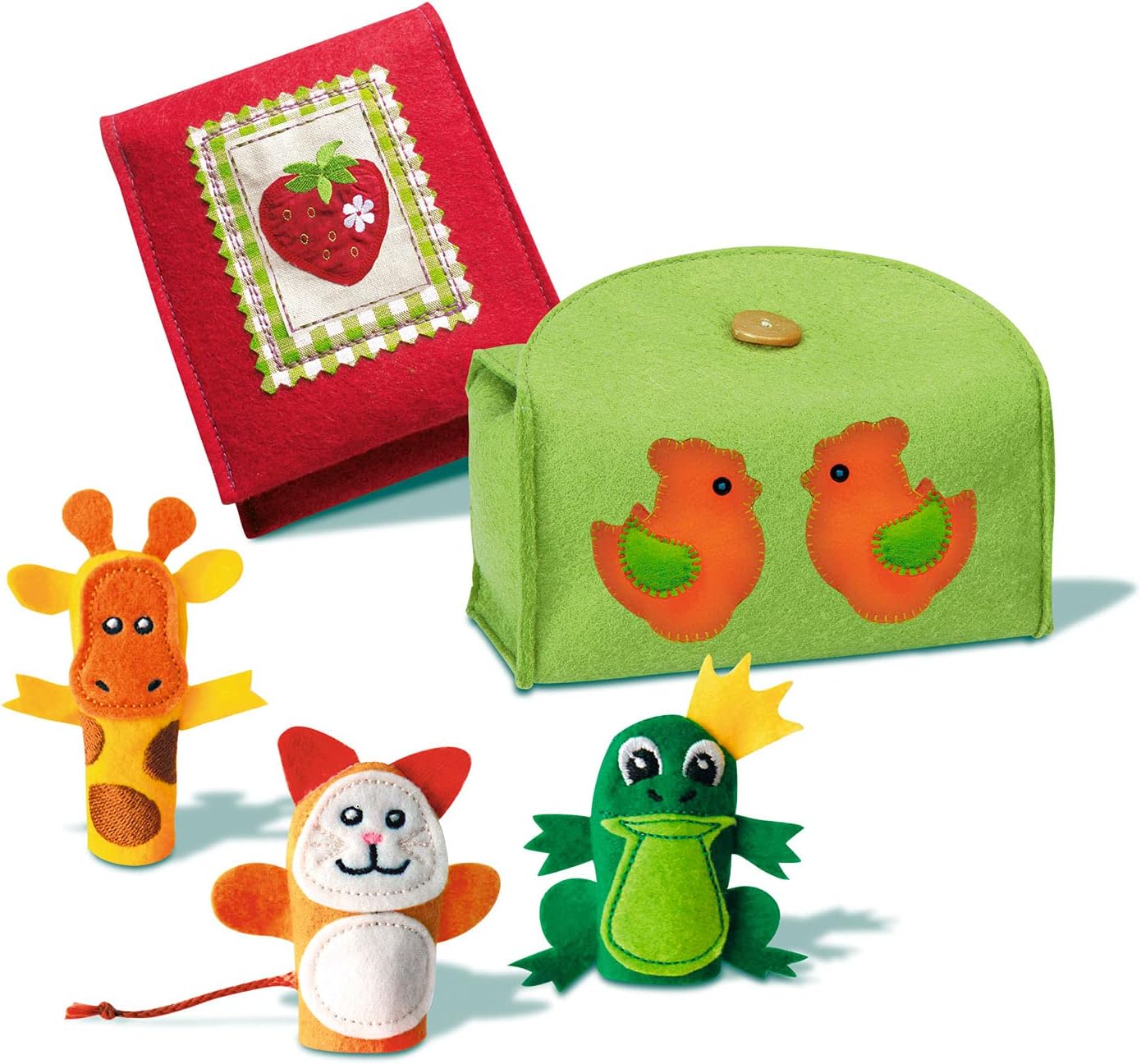 Ursus 4170099 Intensive Craft Felt 150 g/m², Approx. 20 x 30 cm, Sheet of Felt Fabric Assorted in 10 Colours, Ideal for Creative Crafts, Colourful