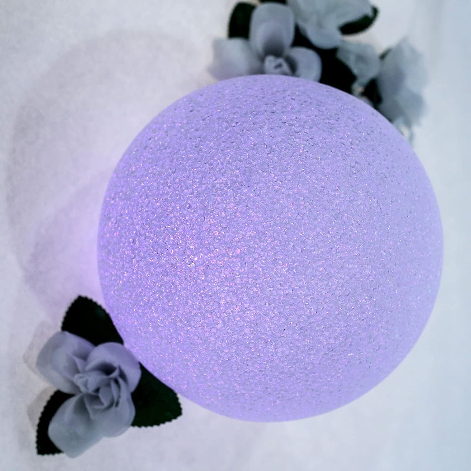 Tableclothsfactory 10" Color Changing Portable Led Ball Lights Battery Operated LED Orbs Crystal Effect for Wedding Party Decoration