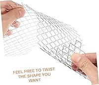 Vista 6 de Luxshiny Alfombrilla de malla para barbacoa 10 piezas desechables para parrilla, forros para parrilla, sartenes de aluminio resistentes