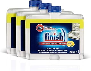 Finish Dishwasher Cleaner Liquid Triple Pack